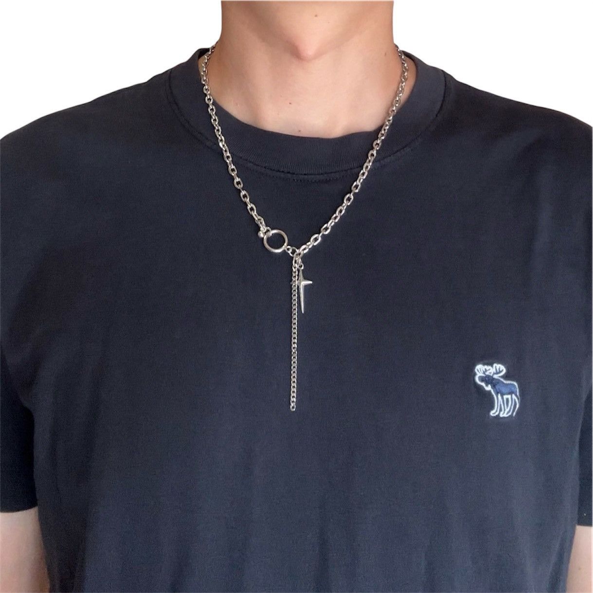 Other Cross Pendant Necklace for Men Women Streetwear Hip Hop Punk Size ONE SIZE - 7 Thumbnail