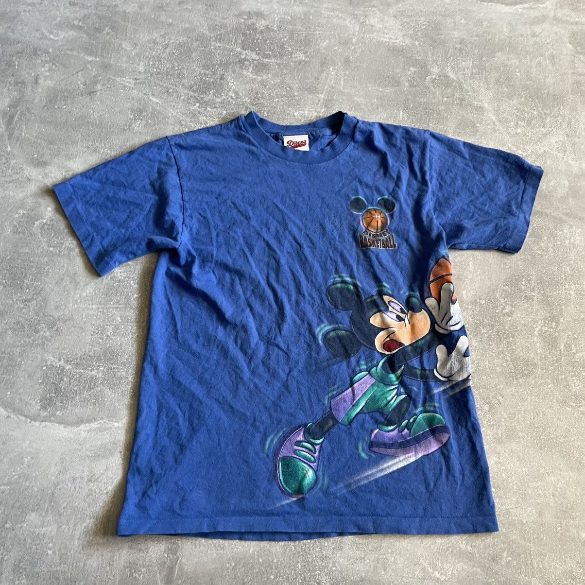 Disney Usa 90s Vintage Goofy Walt Disney NBA Basketball Tee Shirt Size US M / EU 48-50 / 2 - 1 Thumbnail