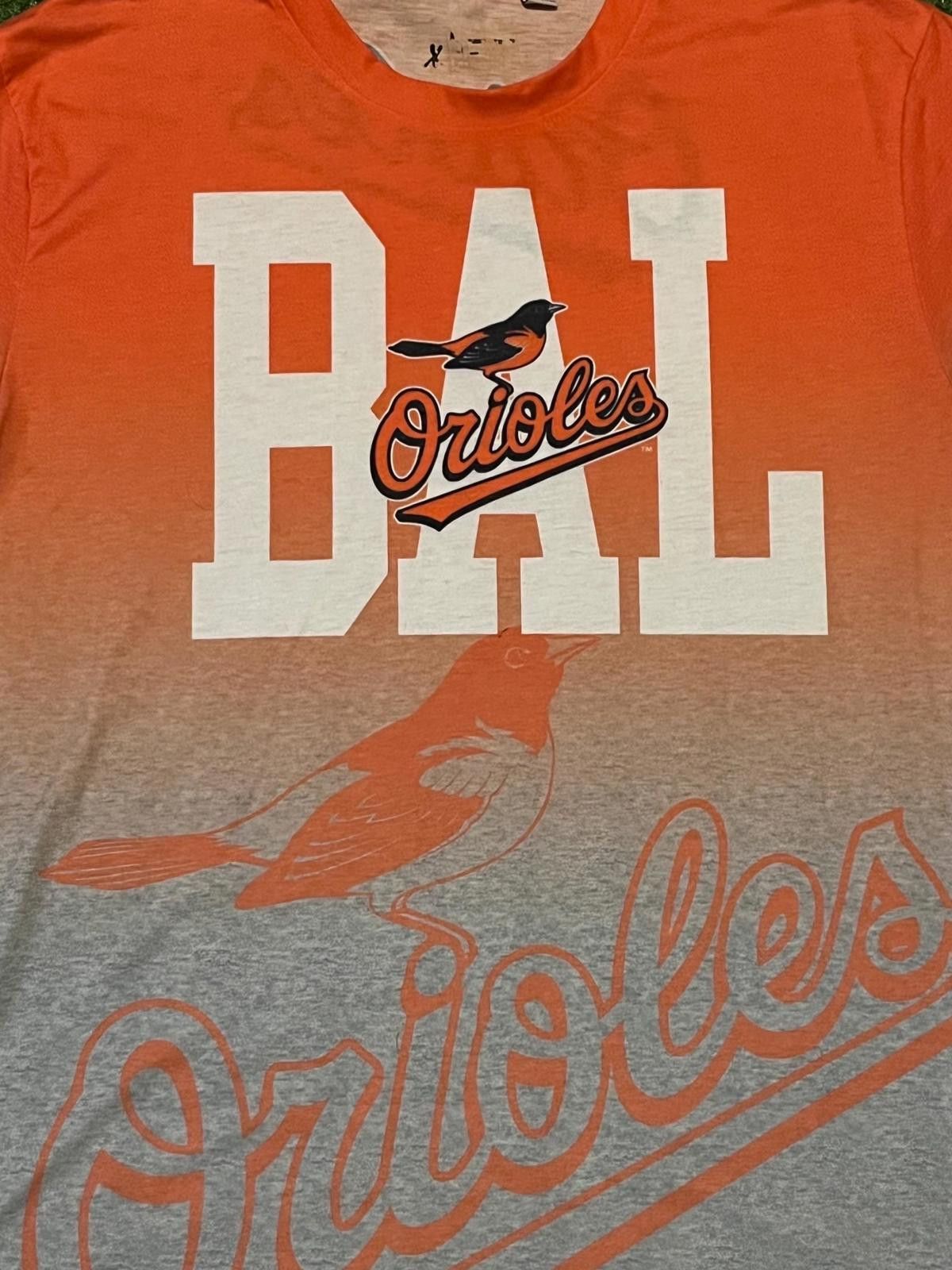 Other Baltimore Orioles Gradient Orange and Gray T-Shirt Size ONE SIZE - 2 Thumbnail