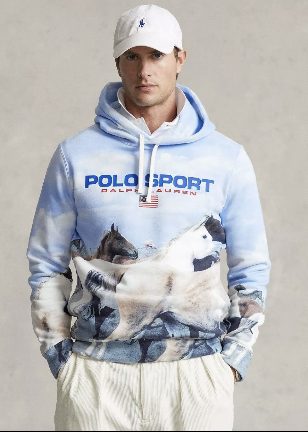 Polo Ralph Lauren Polo Sport Ralph Lauren "Wild Horses" Hoodie Size US M / EU 48-50 / 2 - 8 Thumbnail