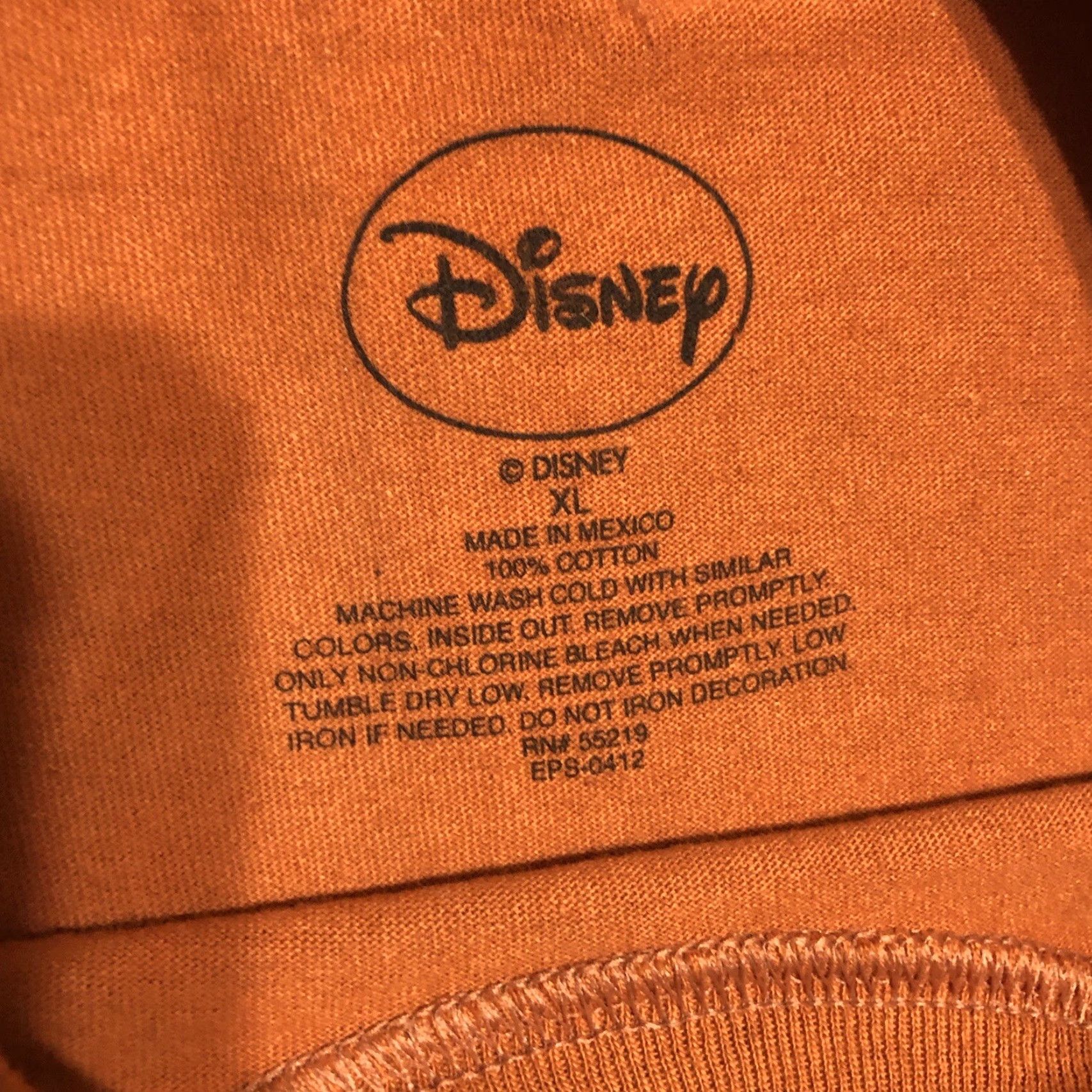 Disney Disney T-Shirt Mickey Mouse Mens XL Texas Orange Classic Vintage Look NWOT Size US XL / EU 56 / 4 - 3 Thumbnail