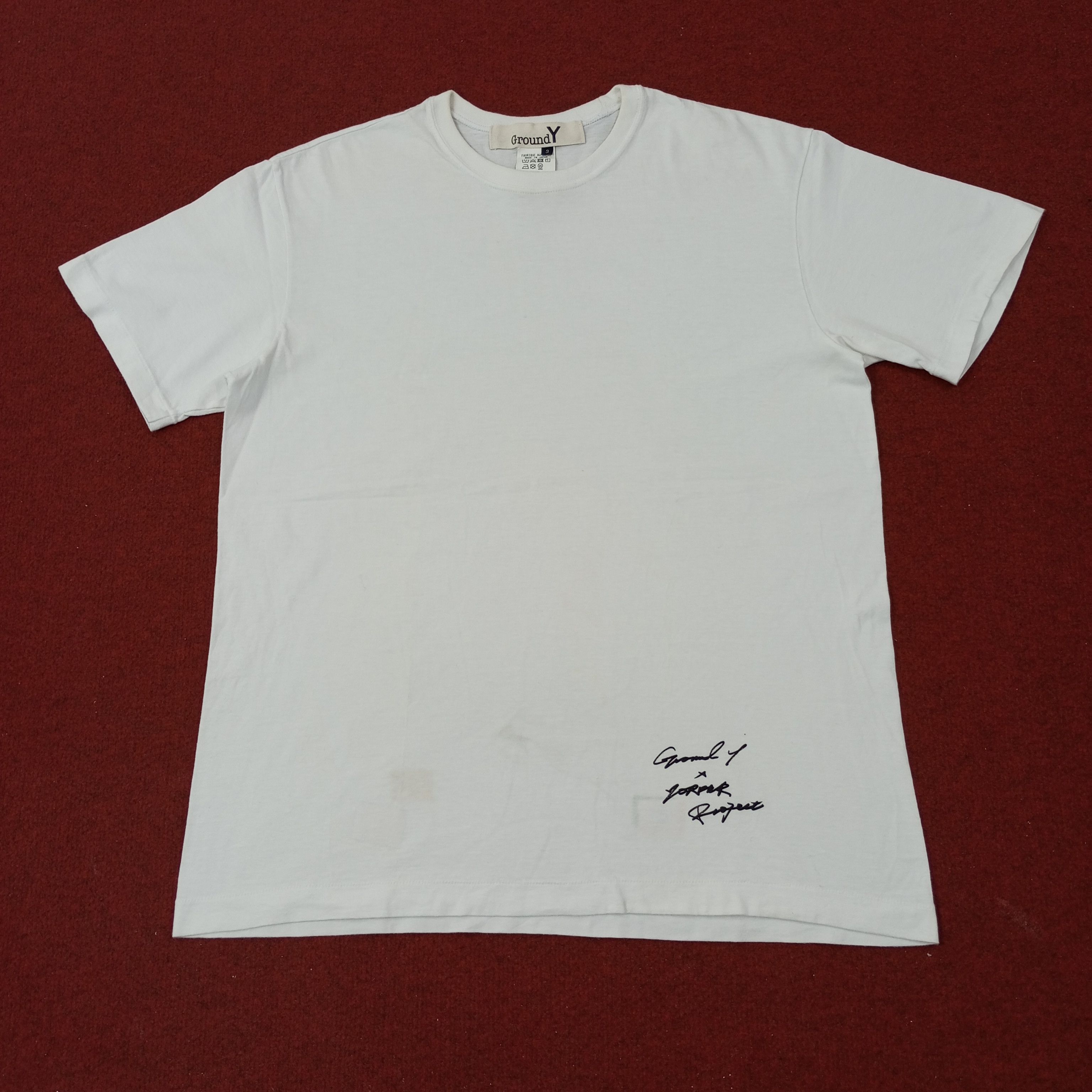 Yohji Yamamoto Ground Y x Torder Japanese Designer Brand Tshirt c239n68 Size US L / EU 52-54 / 3 - 3 Thumbnail