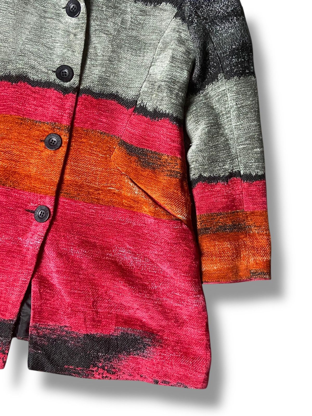 Desigual Vintage DESIGUAL Women Wool Coat (139) Size XXS / US 00 / IT 34 - 10 Thumbnail