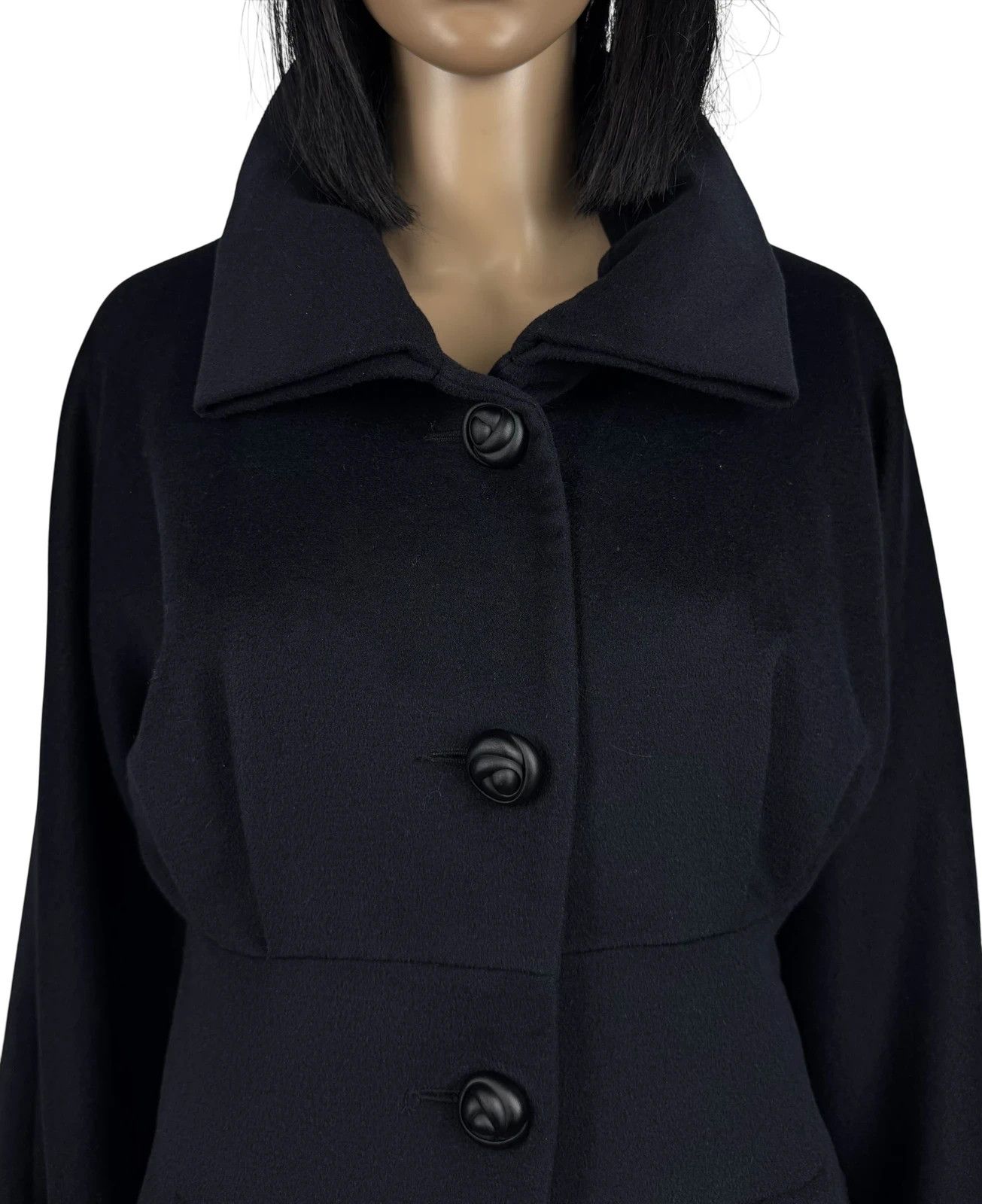 Other Delcorso Luxury Coat Wool Cashmere Mock Neck size 46 Size L / US 10 / IT 46 - 10 Thumbnail