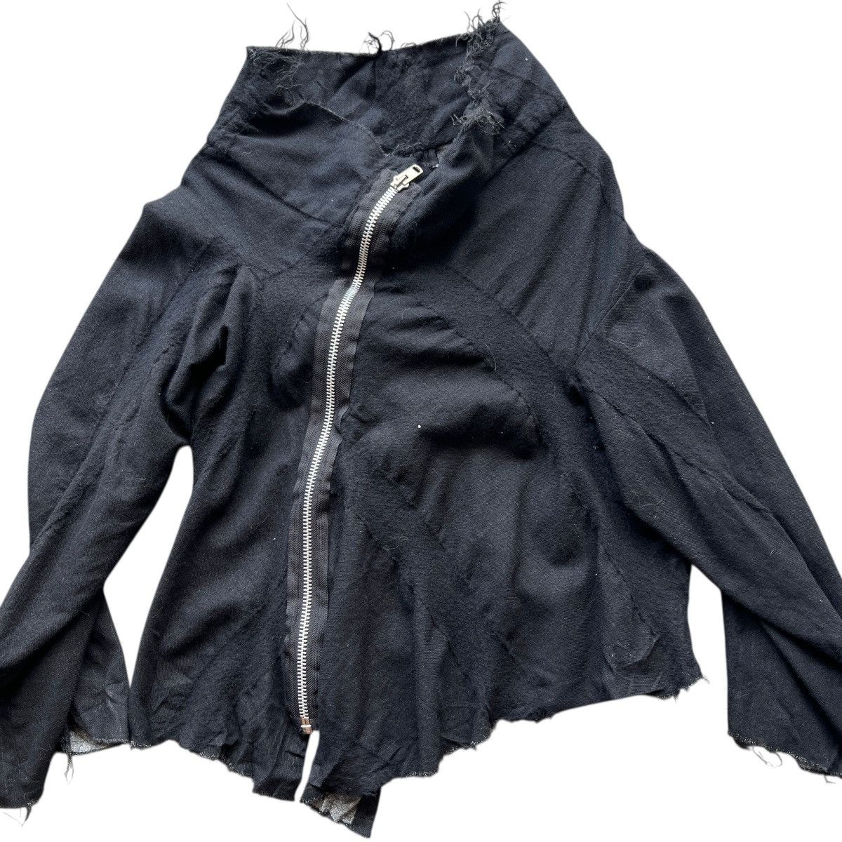 Comme des Garcons 🔥 Tricot Comme Des Garcons Asymmetrical Bono Jacket Size M / US 6-8 / IT 42-44 - 3 Thumbnail