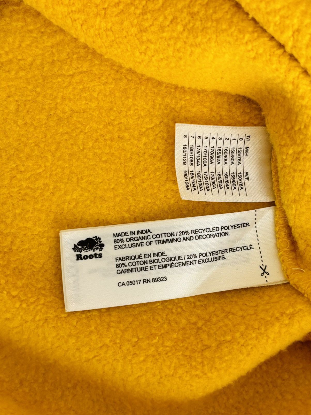 Roots Roots One Crew - Yellow Crew Neck Sweater Size US L / EU 52-54 / 3 - 6 Thumbnail