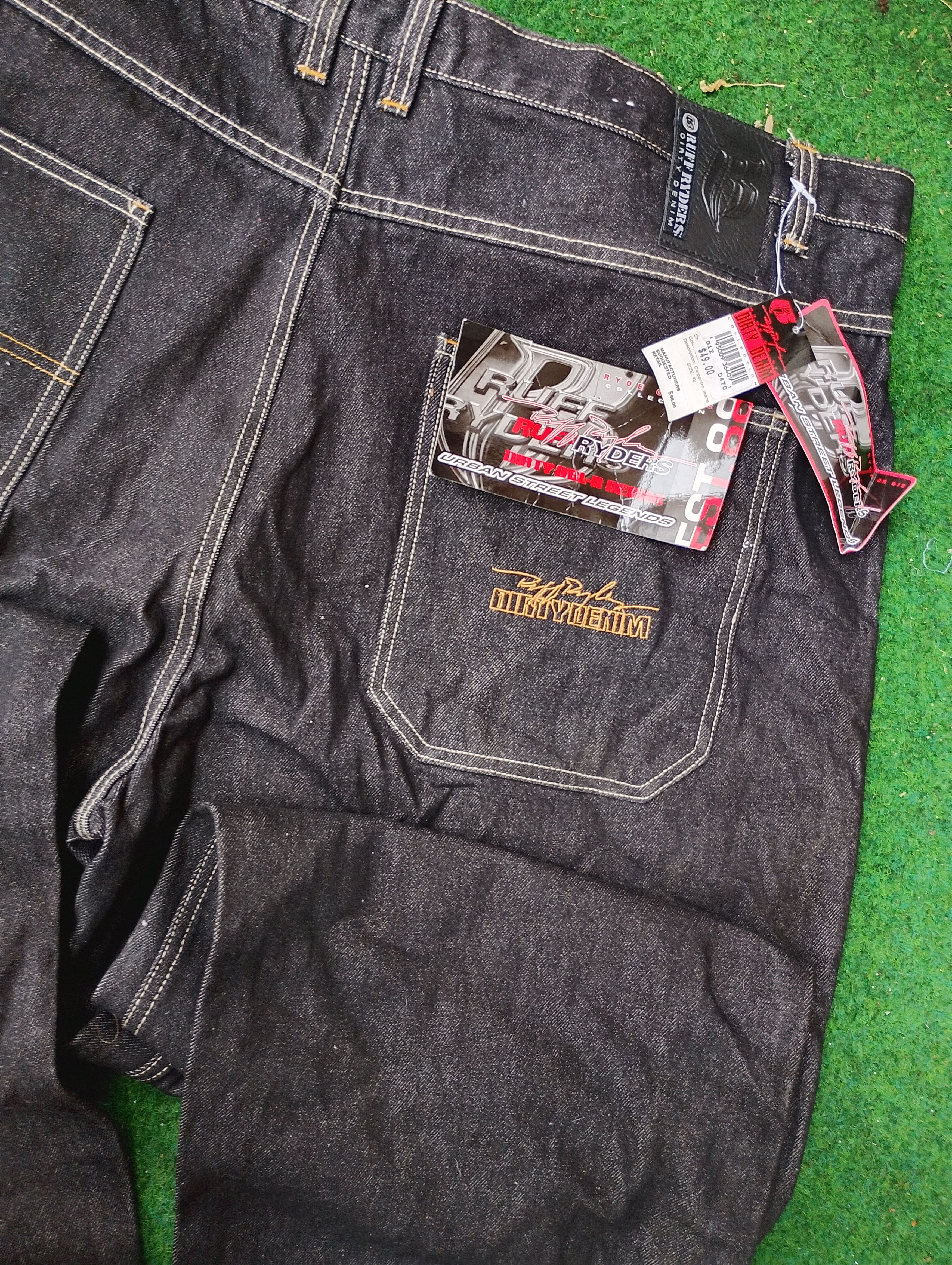 Ruff Ryders Ruff Ryders Durty Denim Collection Jeans Y2K Wide Baggy 42 Size US 42 / EU 58 - 2 Thumbnail