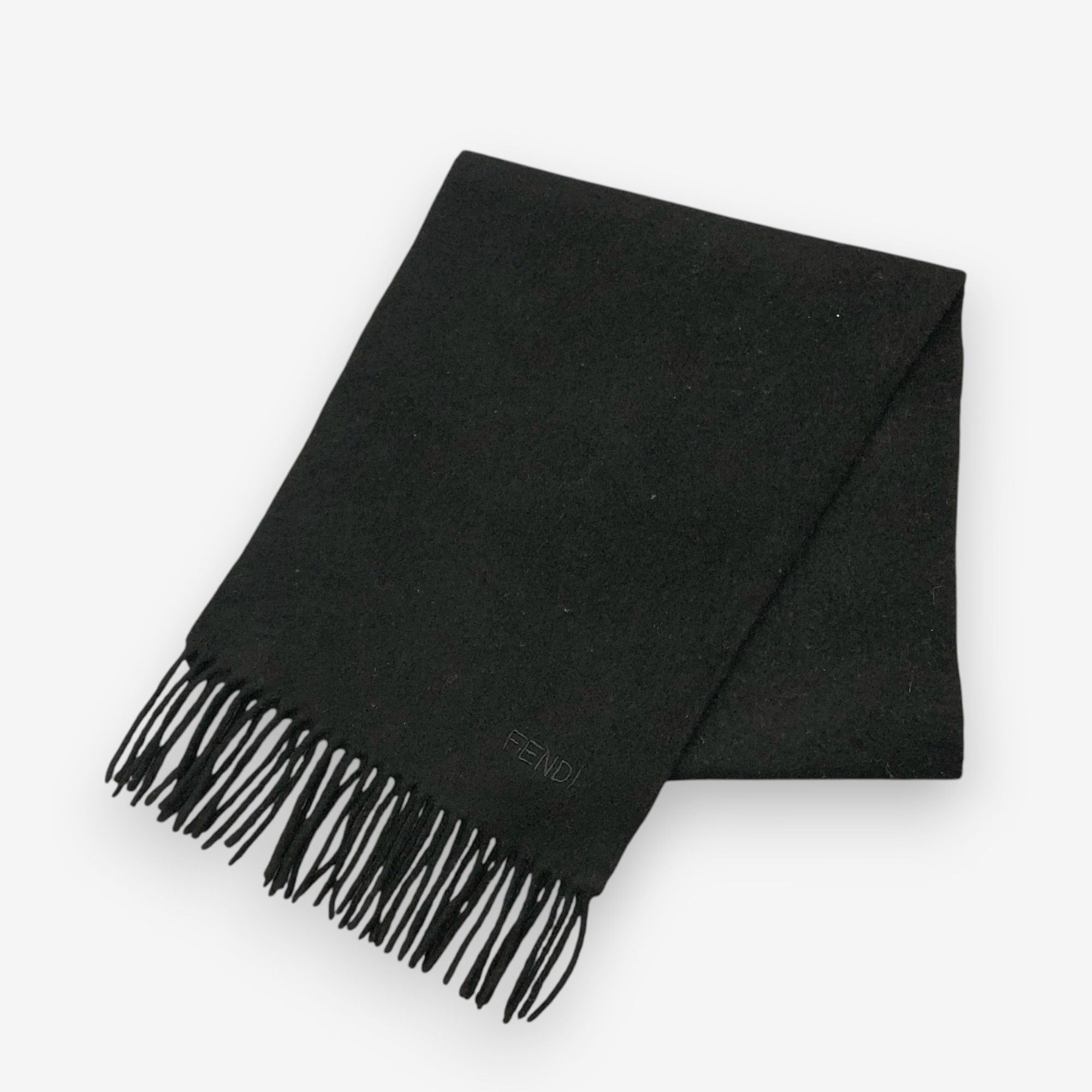 Japanese Brand Vintage Fendi Scarf Muffler Wool Winter Neckwear Scarves Size ONE SIZE - 3 Thumbnail