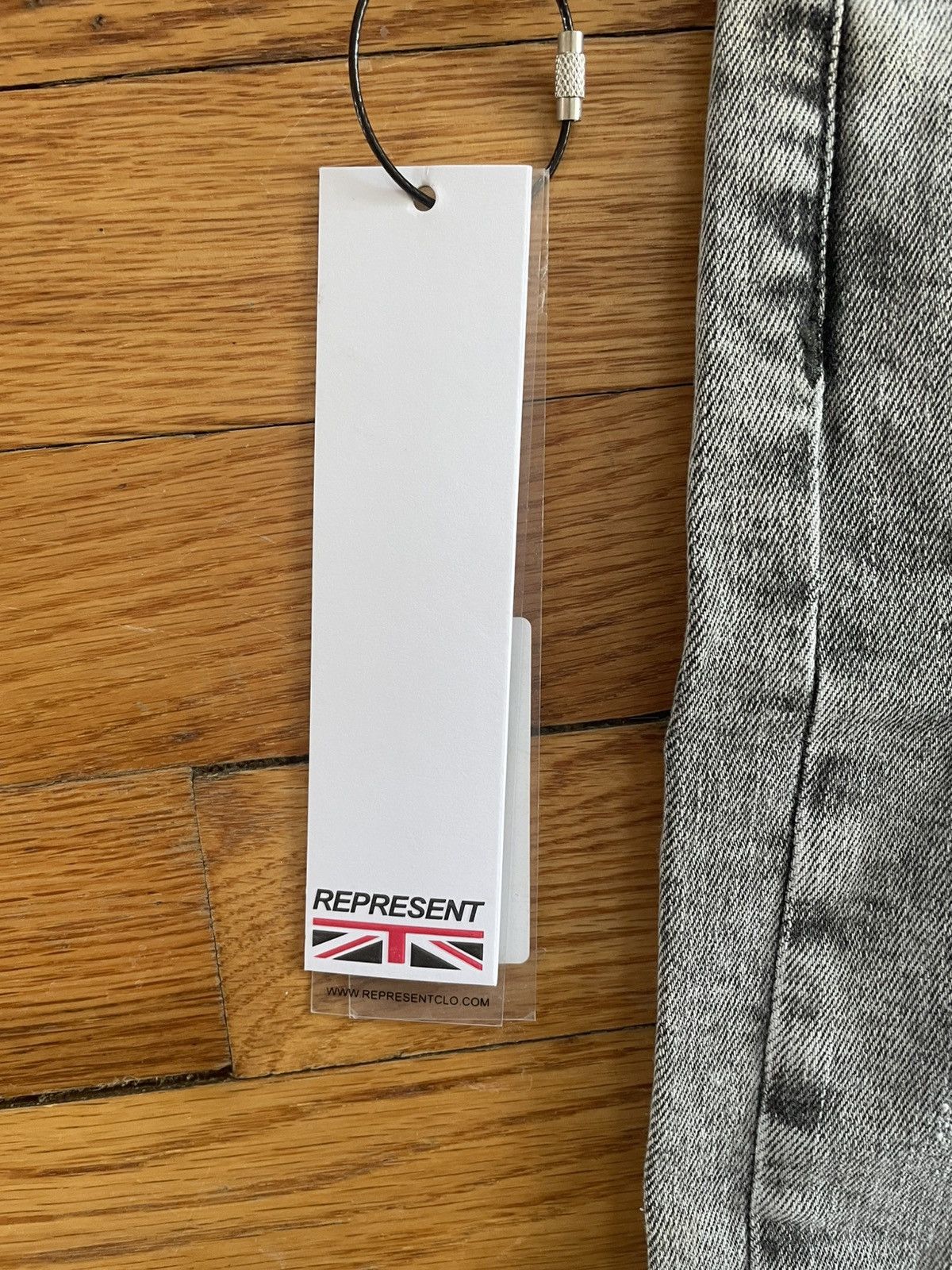 Represent Clo. Distressed Denim - Acid Grey Size US 30 / EU 46 - 3 Thumbnail