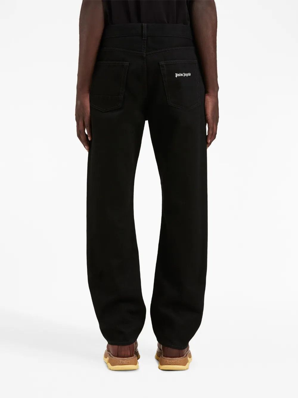 Palm Angels o1y0325 Denim Pant in Black Size US 31 - 5 Thumbnail