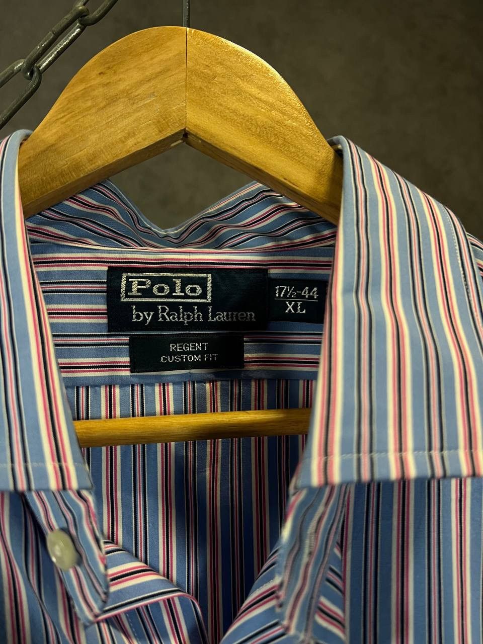 Polo Ralph Lauren Polo Ralph Lauren Regent vintage designer striped shirt Size US XL / EU 56 / 4 - 3 Thumbnail