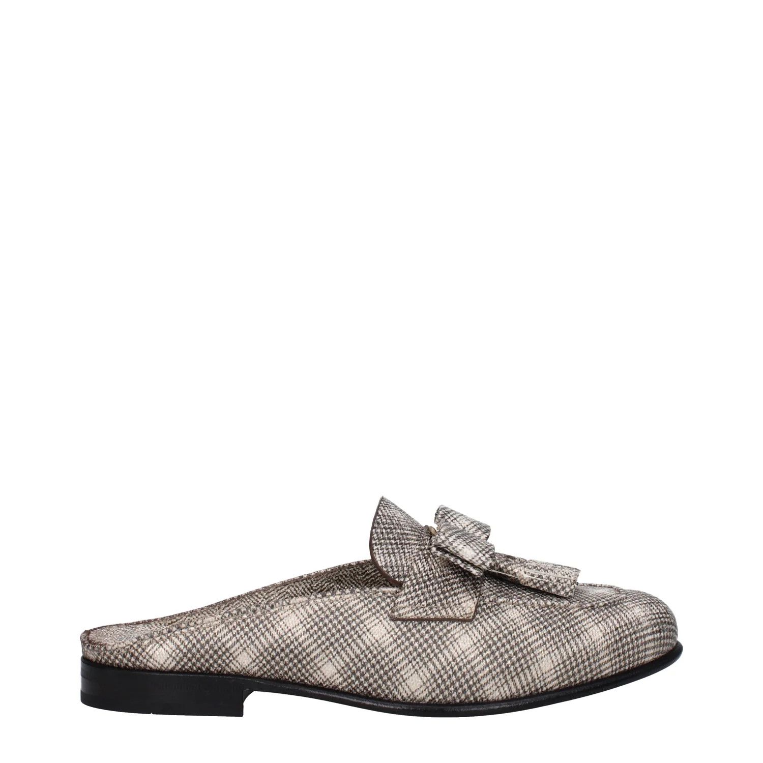 Salvatore Ferragamo ob1o1e1224 Leather Slippers & Clogs in Gold/Platinum Size US 5.5 / IT 35.5 - 1 Thumbnail