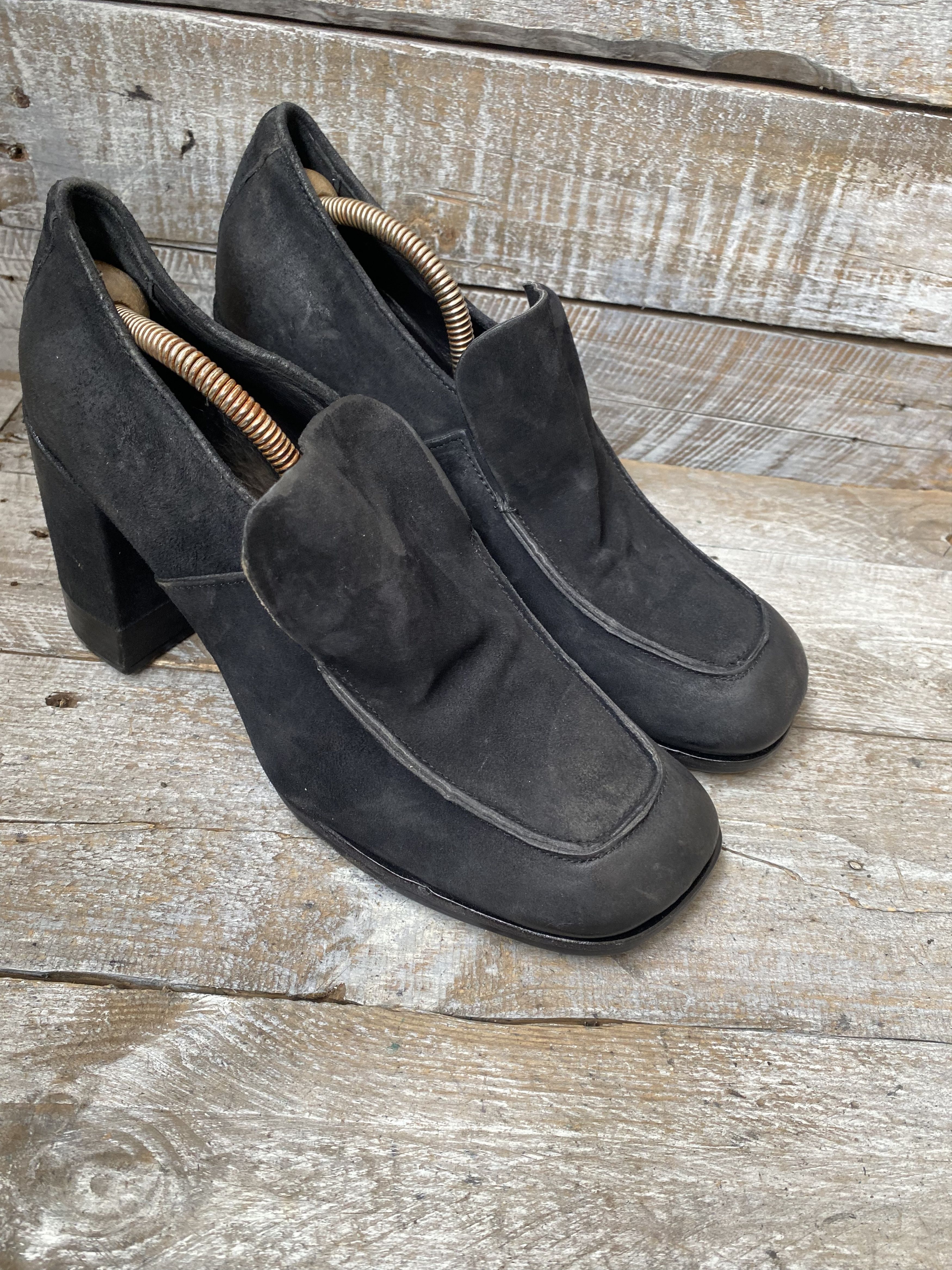 A.S.98 As. 98 platform suede heel boot, grunge. Avant garde sz42 Size US 12 / IT 42 - 9 Thumbnail