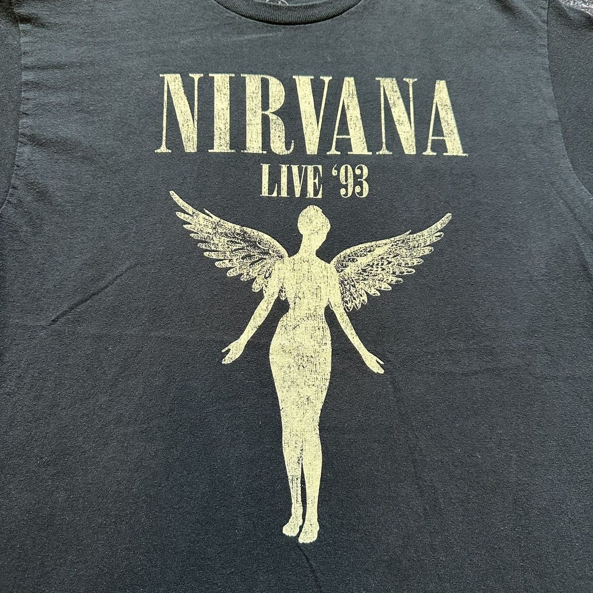 Nirvana Vintage Nirvana Live ‘93 Tour Angel Graphic Tee Medium Size US M / EU 48-50 / 2 - 2 Thumbnail