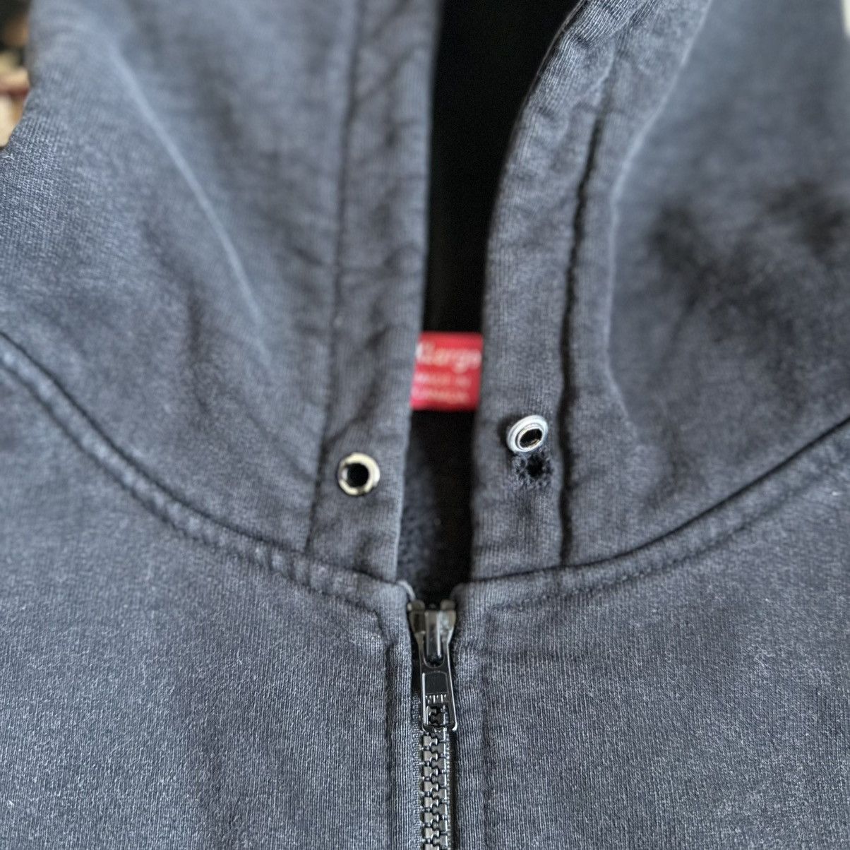 Supreme SUPREME TEXT STRIPE ZIP HOODIE BLACK. Size US XL / EU 56 / 4 - 10 Thumbnail