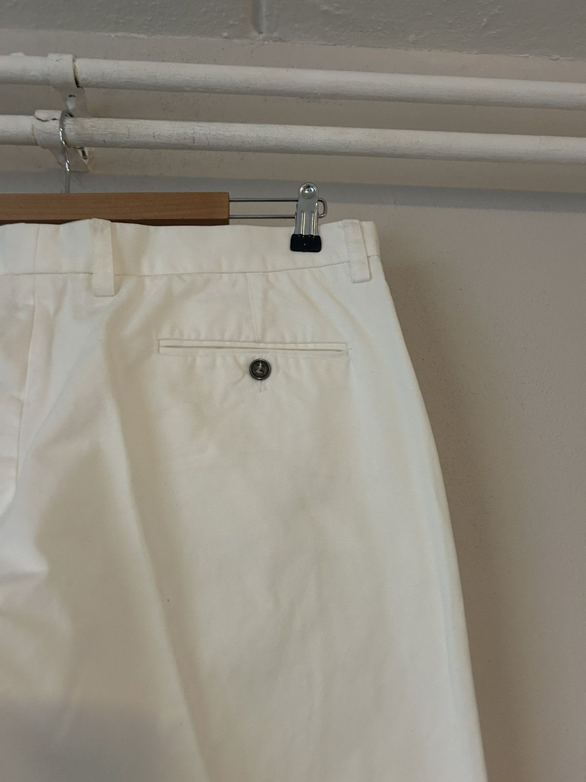 Gucci Gucci White Cotton-Blend Trousers – Size 54 Size US 38 / EU 54 - 14 Thumbnail