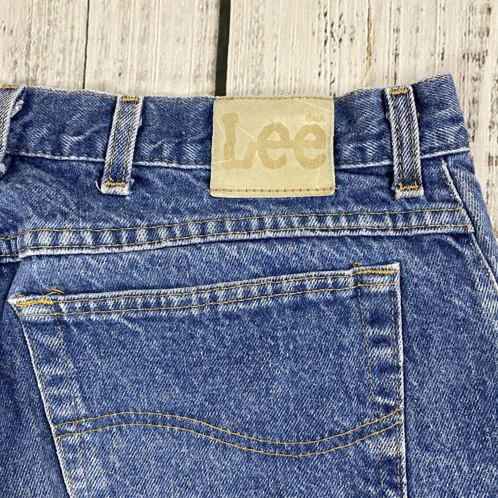 Lee VINTAGE LEE MEN'S STRAIGHT BLUE JEANS 36X31 MEDIUM WASH CLASSIC FIT COTTON美国 Size US 36 / EU 52 - 8 Thumbnail