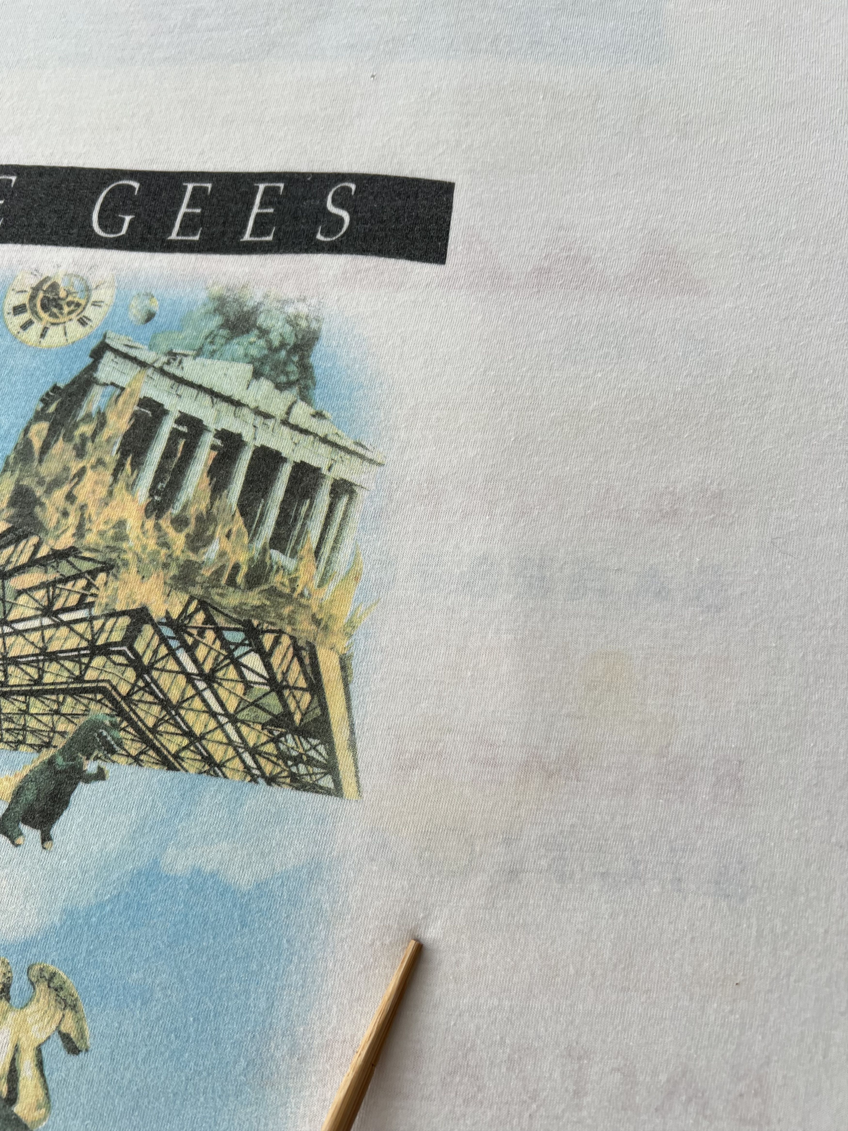Band Tees Vintage 1991 Bee Gees High Civilization Promo White T-shirt Size US XL / EU 56 / 4 - 8 Thumbnail