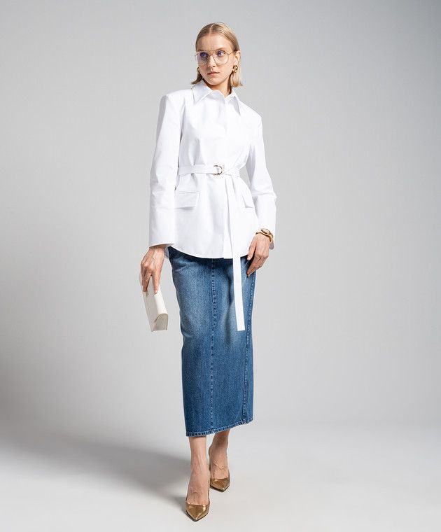 Valentino o1y0226 Jacket in White Size S / US 4 / IT 40 - 4 Thumbnail