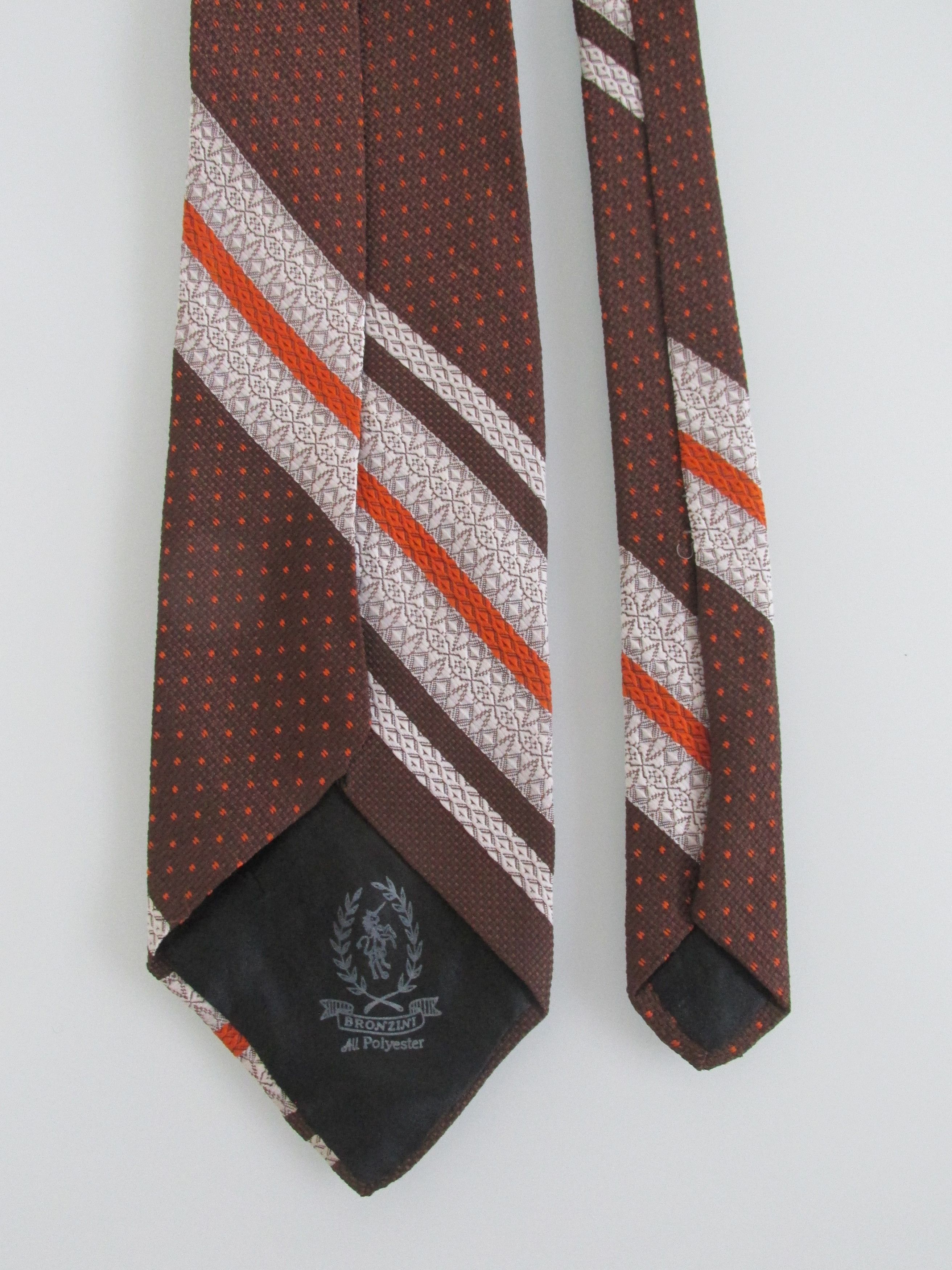 Vintage Bronzini (NWT) Vintage Men's Tie Size ONE SIZE - 4 Thumbnail