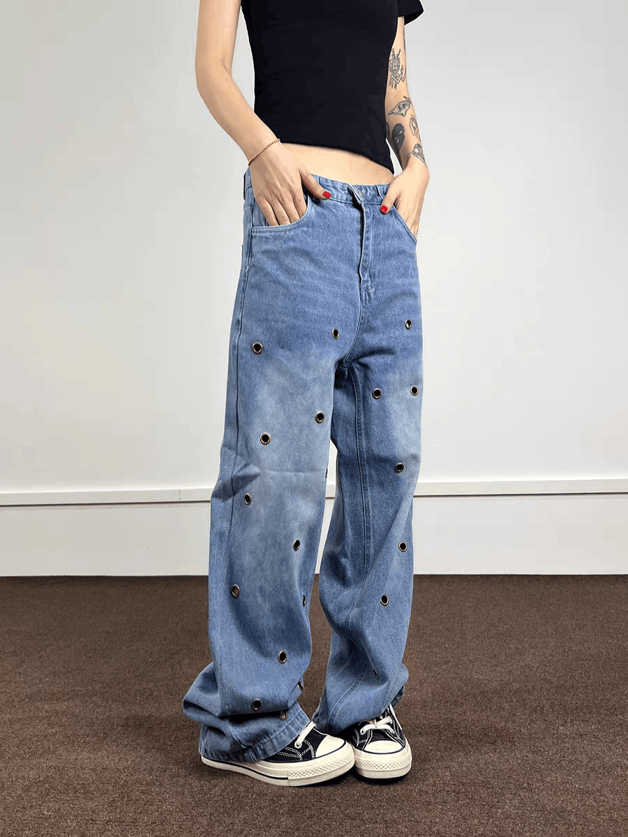 Jean Blue High Street Vintage Loose Jeans Size US 30 / EU 46 - 1 Thumbnail