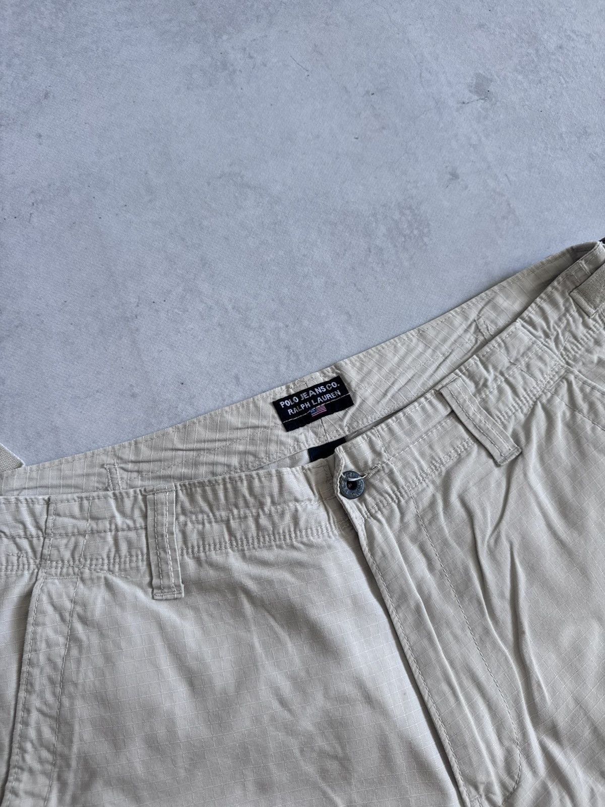 Other Vintage Polo Jeans CO. Ralph Lauren Aviator Baggy Y2K Shorts Size US 32 / EU 48 - 5 Thumbnail