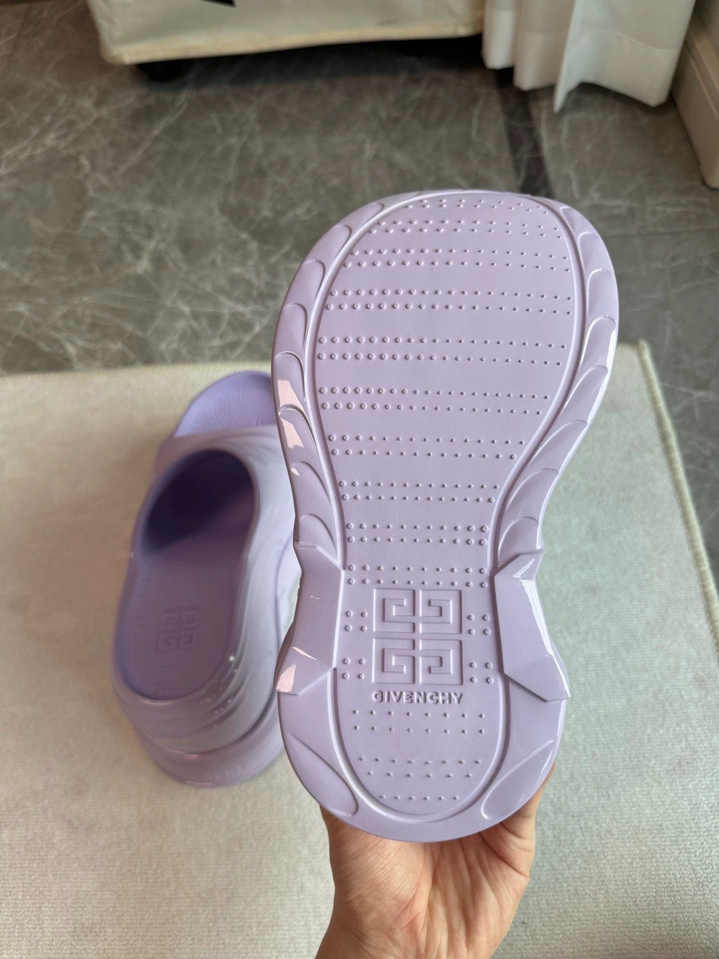 Givenchy Givenchy Marshmallow 10cm lilac mules 35-40 Size US 5.5 / IT 35.5 - 8 Thumbnail