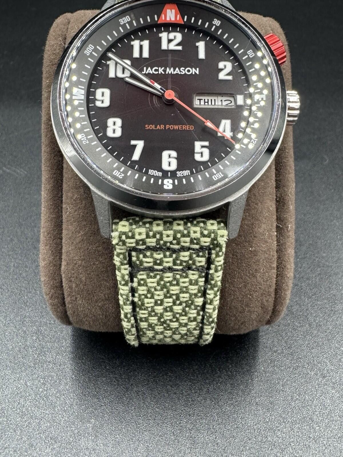Other Jack Mason Solar Watch JM-F111-001 Siler Color Men's Recycle Size ONE SIZE - 4 Thumbnail