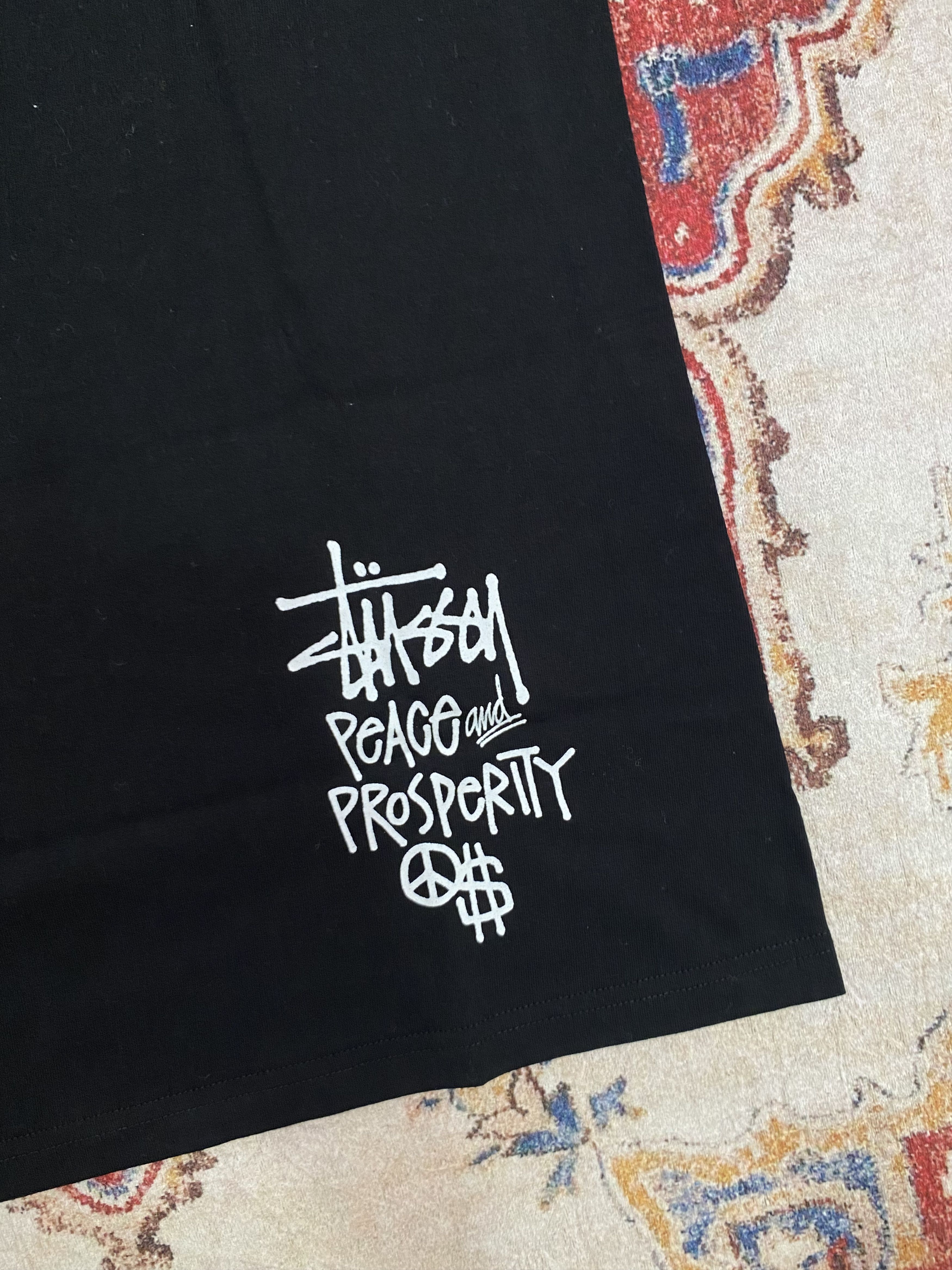 Stussy Stussy Peace & Prosperity Tee Size US M / EU 48-50 / 2 - 4 Thumbnail