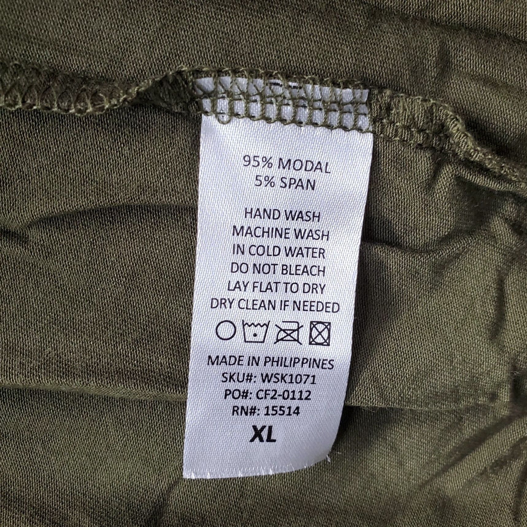 Vintage Johnny Cardigan Womens XL Green Sleeveless Open Front Drape Stretch Knit Casual Shirt Size XL / US 12-14 / IT 48-50 - 5 Thumbnail