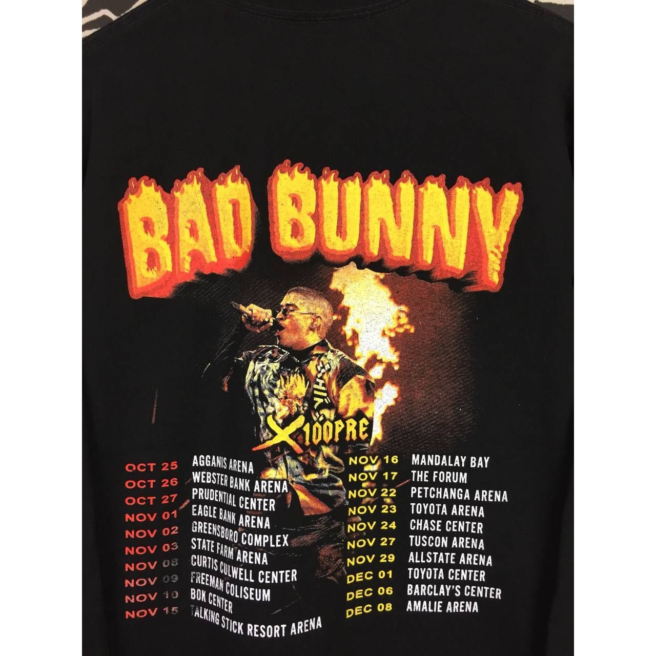 Band Tees × Rap Tees Bad Bunny Rapper X100pre Tour Longsleeve Rap Tees Size US M / EU 48-50 / 2 - 3 Thumbnail