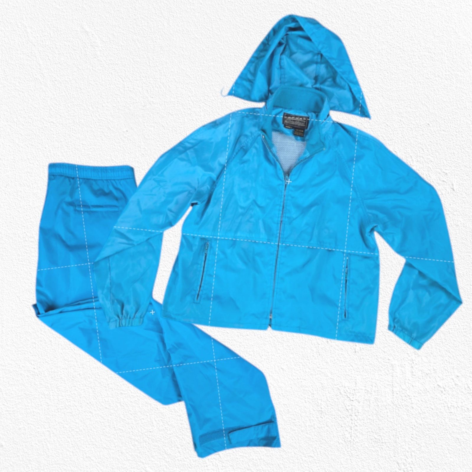 Eddie Bauer Vintage Eddie Bauer Blue Windbreaker Set Size Large Size 34" / US 12 / IT 48 - 2 Thumbnail