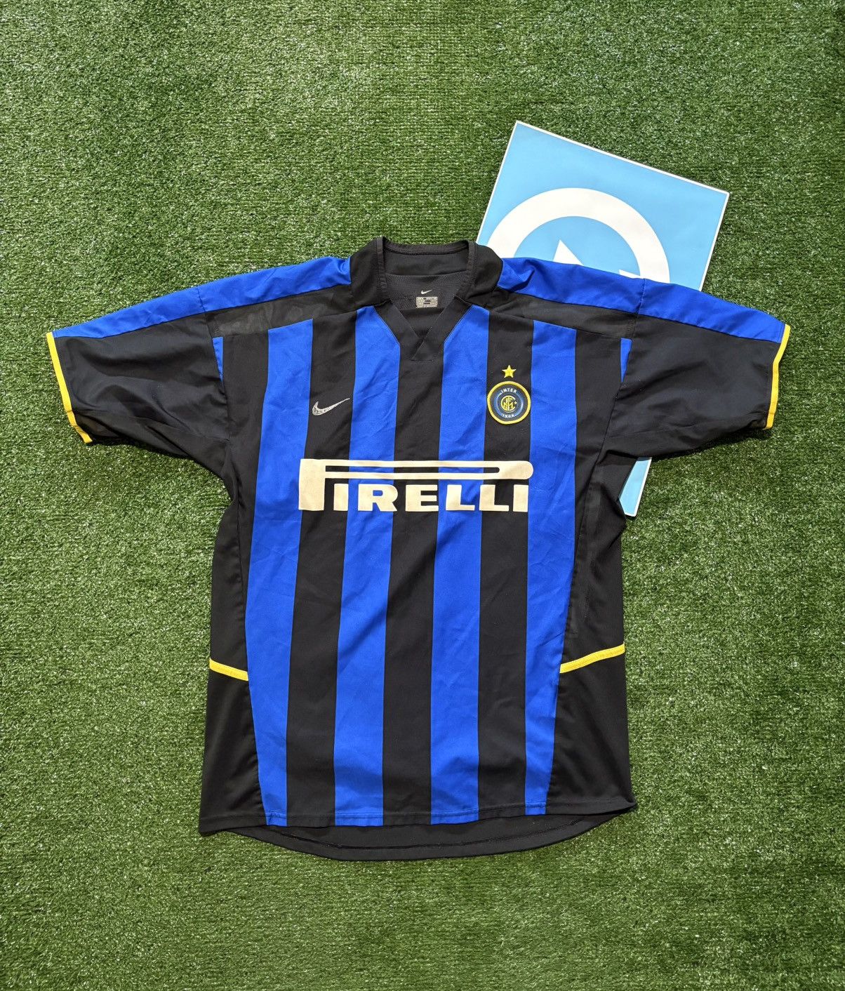 Nike VINTAGE RARE NIKE INTER MILAN FC JERSEY Size US M / EU 48-50 / 2 - 1 Thumbnail