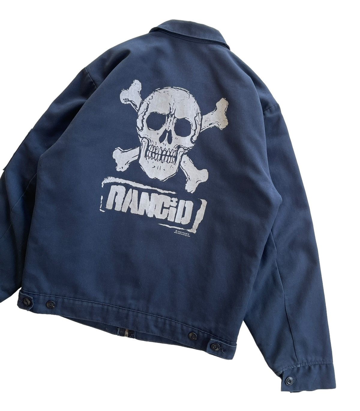 Vintage Skulls Rancid Punk Quilted Blouson Jacket Size US M / EU 48-50 / 2 - 5 Thumbnail