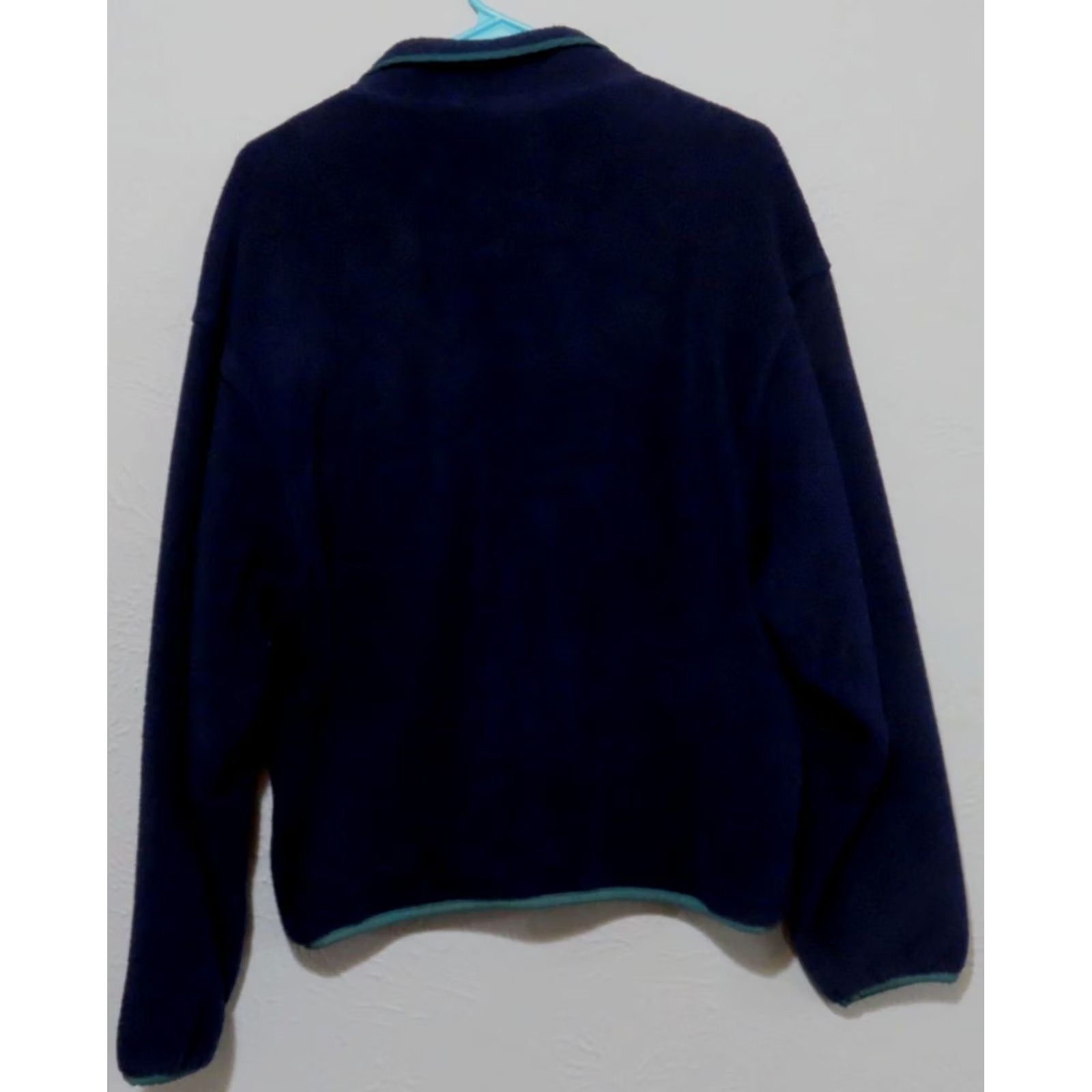 Vintage VINTAGE Woolrich Pullover Shirt M 1/2 Snap Fleece Blue Turquoise 80s Outdoor Men's Size US M / EU 48-50 / 2 - 6 Thumbnail