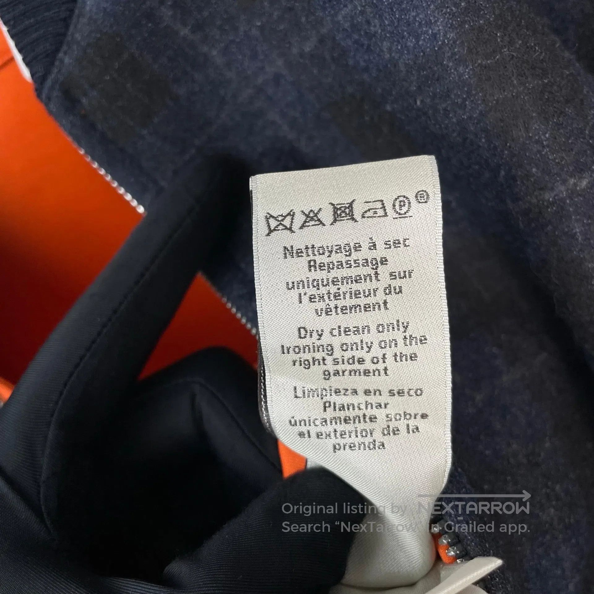 Hermes Hermes Navy check wool pilot jacket| Size US S / EU 44-46 / 1 - 7 Thumbnail