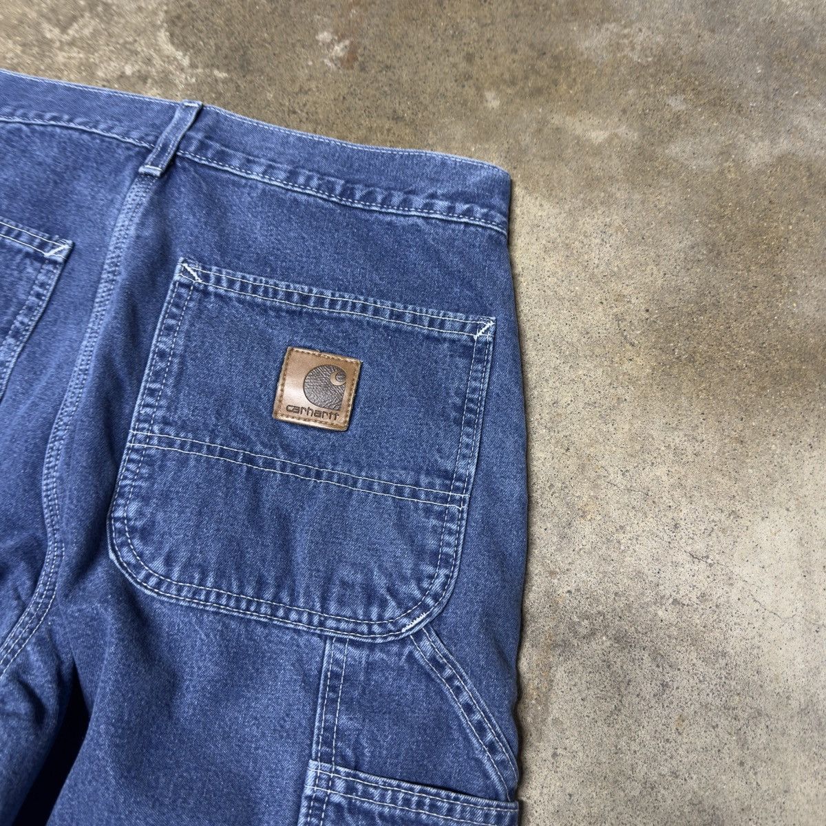 Carhartt VINTAGE CARHARTT CARPENTER BLANKET LINED DENIM WORK JEANS 29 Size US 29 - 7 Thumbnail