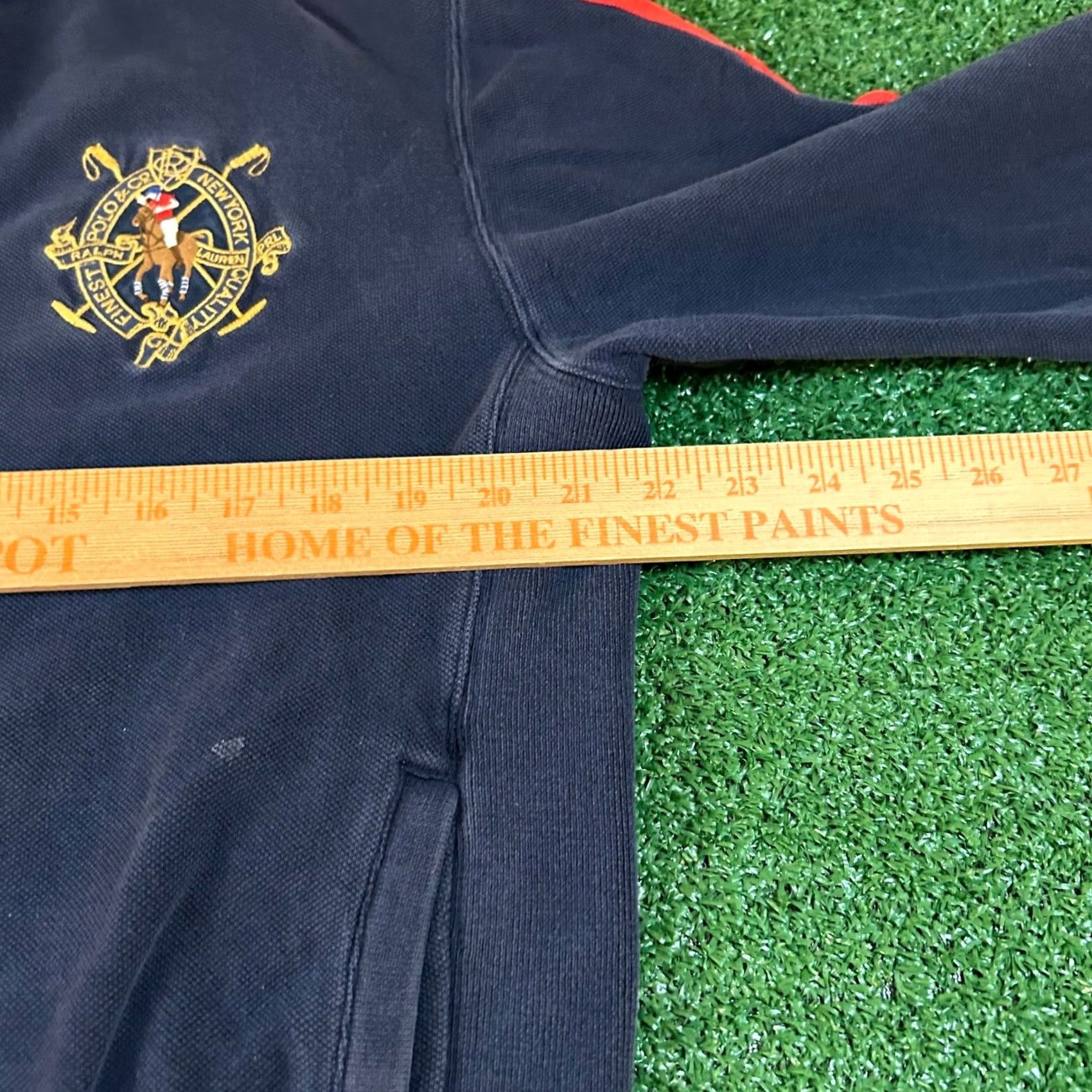 Polo Ralph Lauren Polo Ralph Lauren Track Jacket Full Zip Navy Men's Medium Size US M / EU 48-50 / 2 - 7 Thumbnail
