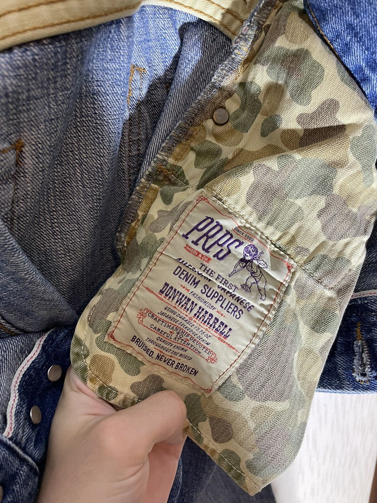 Japanese Brand × Prps × Vintage PRPS Japanese selvedge jeans vintage Size US 34 / EU 50 - 15 Thumbnail