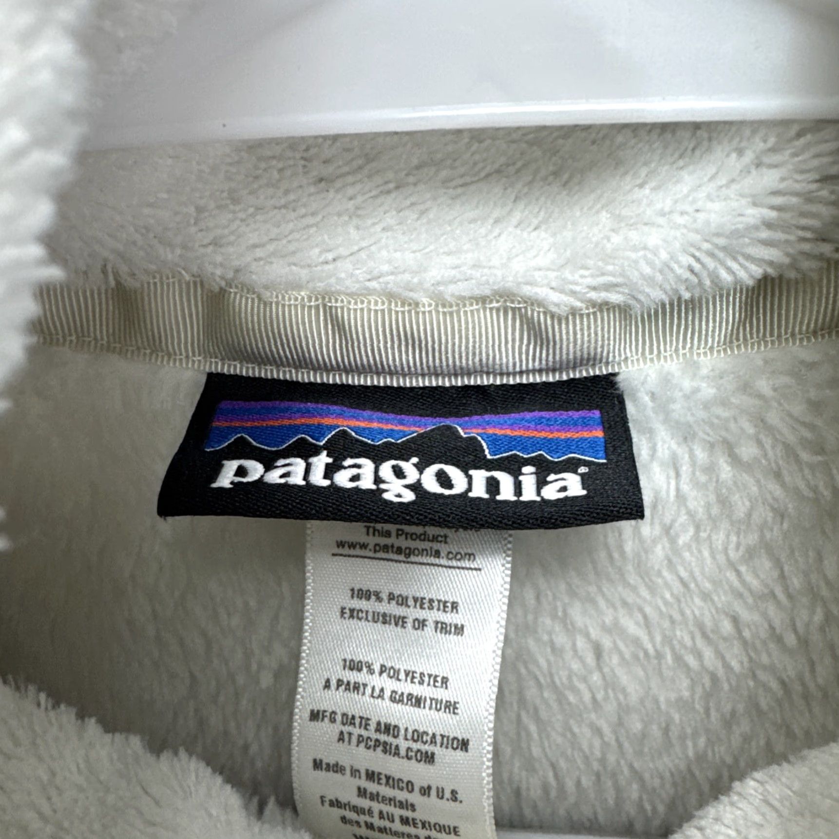 Patagonia Patagonia Re-Tool Snap T PULLOVER Jacket Womens Medium Fleece Ivory Pockets Size M / US 6-8 / IT 42-44 - 3 Thumbnail