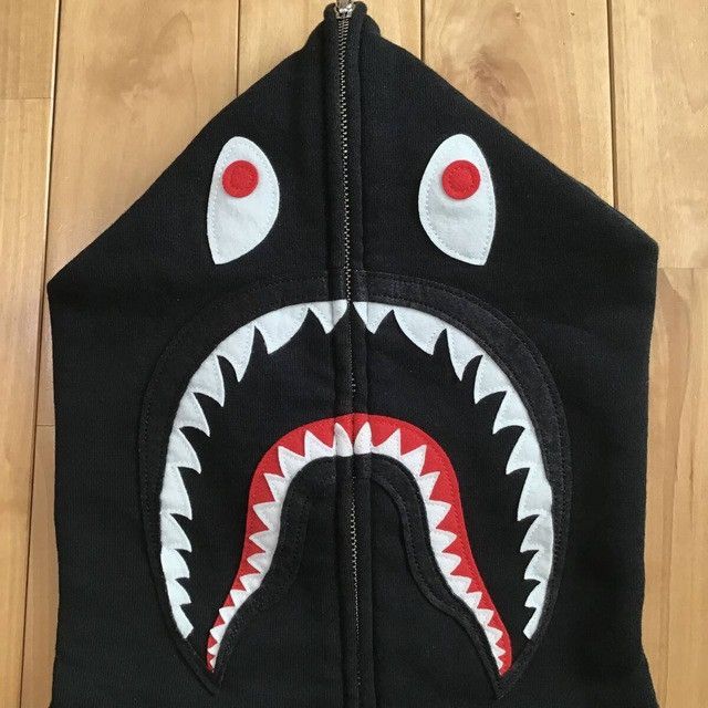 Bape BAPE Shark full zip hoodie vest a bathing ape NIGO Size US M / EU 48-50 / 2 - 3 Thumbnail