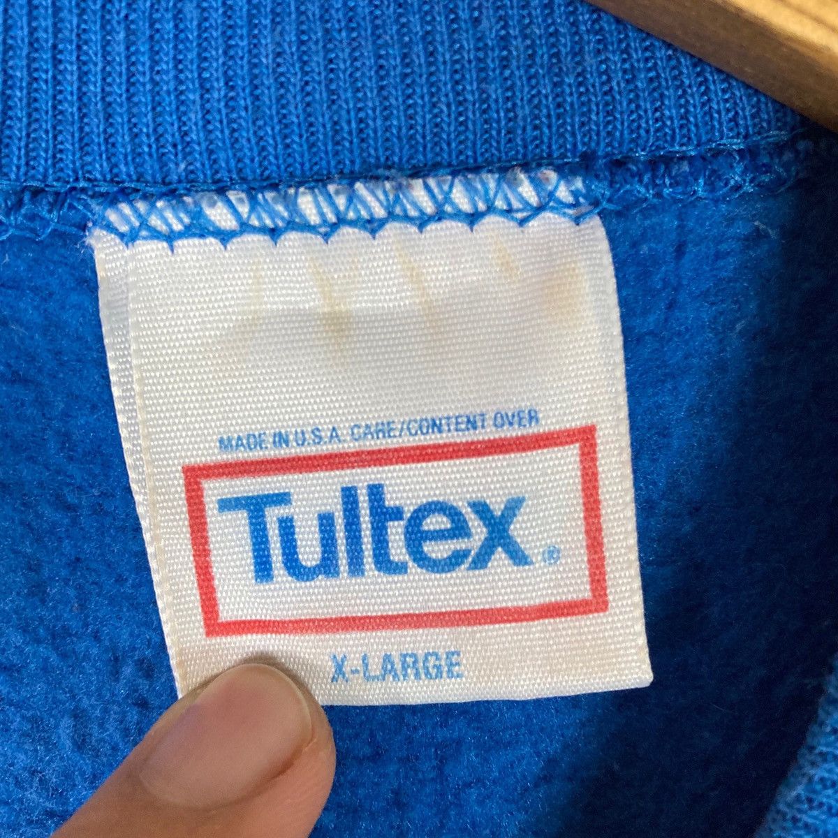 Tultex Vintage Tultex Pullover Jumper Sweatshirt Size US XL / EU 56 / 4 - 6 Thumbnail