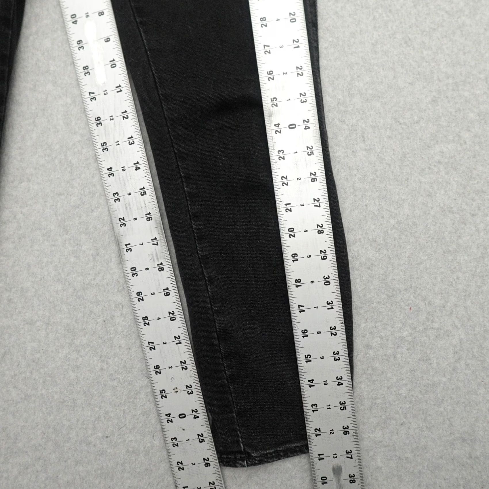 Madewell Madewell Overalls Small Black Denim Bib Utility Work Wear Frayed Womens Size 28" / US 6 / IT 42 - 6 Thumbnail