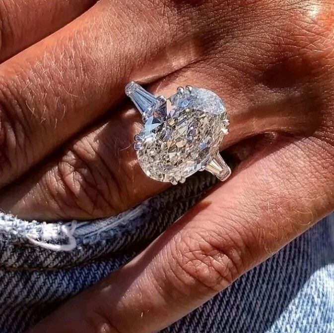 Other Cubic Zirconia Three Stone Women Proposal Ring Size 8 Size ONE SIZE - 1 Thumbnail