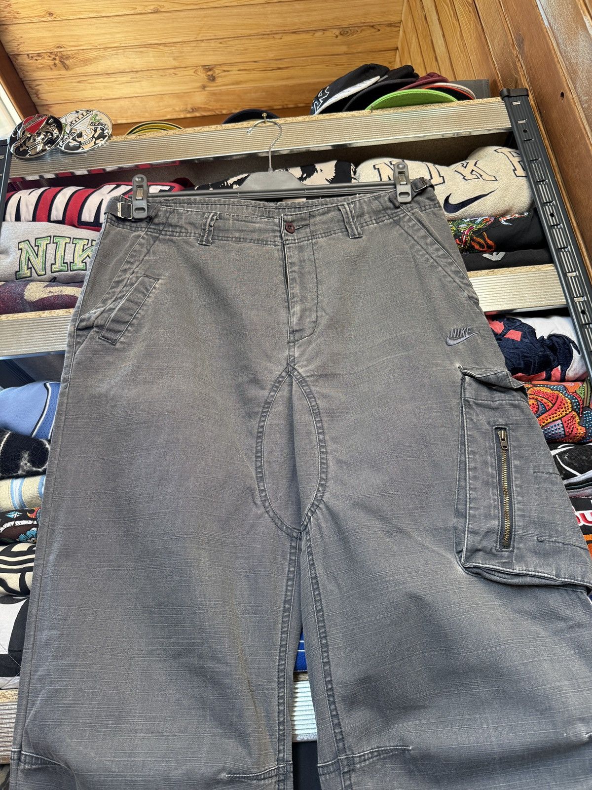 Nike × Vintage Nike Vintage Cargo Pants Travis Style Size US 34 / EU 50 - 10 Thumbnail