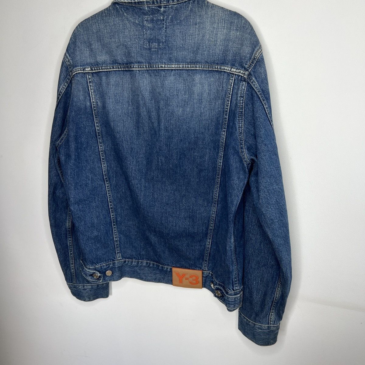 Adidas × Y-3 Y-3 by Yohji Yamamoto vintage 2006 Adidas Faded Denim Jacket Size US XL / EU 56 / 4 - 9 Thumbnail