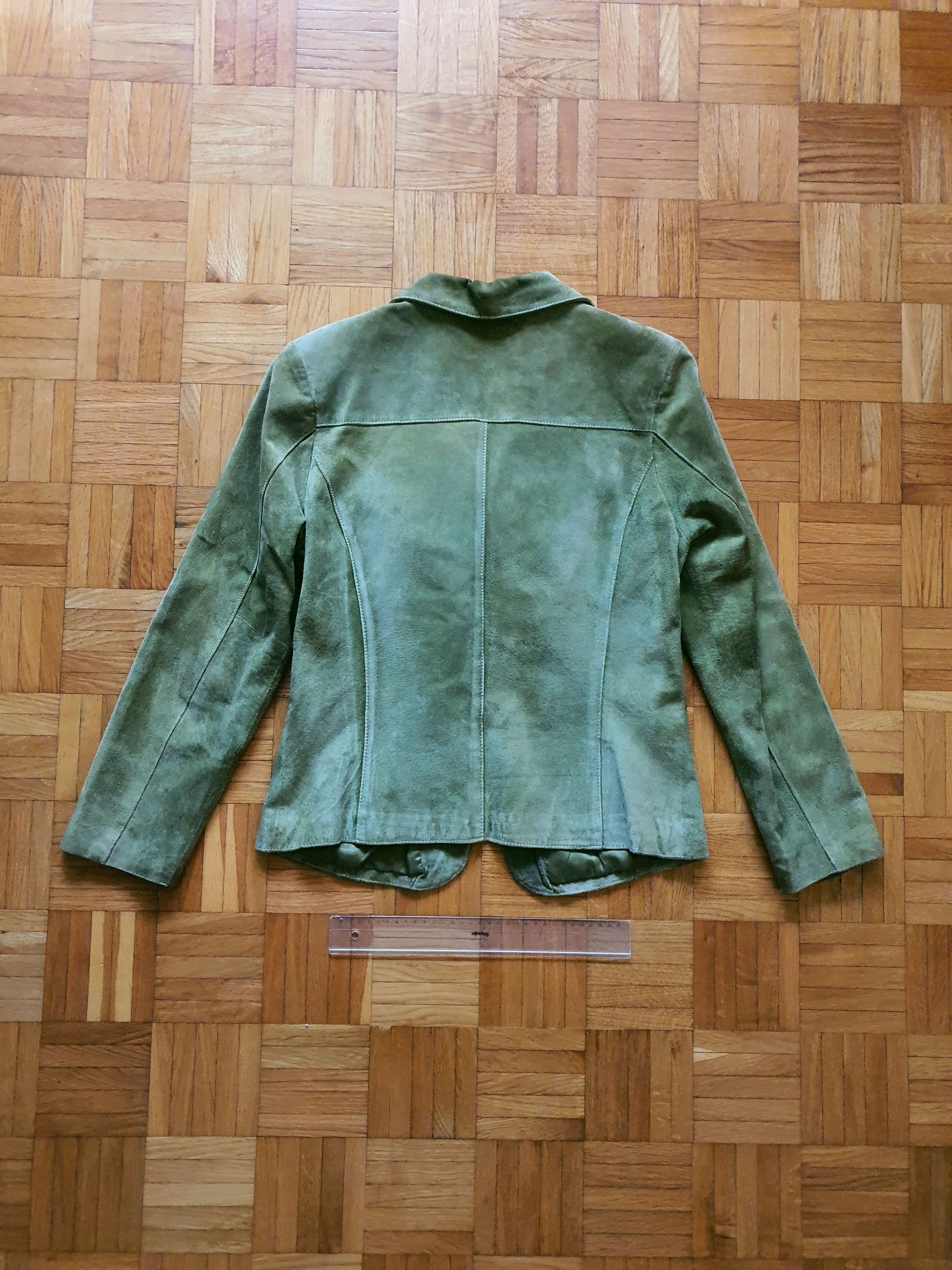 Genuine Leather Suede Leather Blazer Sports Coat Jacket - Boho - Sz EU 38 Size M / US 6-8 / IT 42-44 - 2 Thumbnail