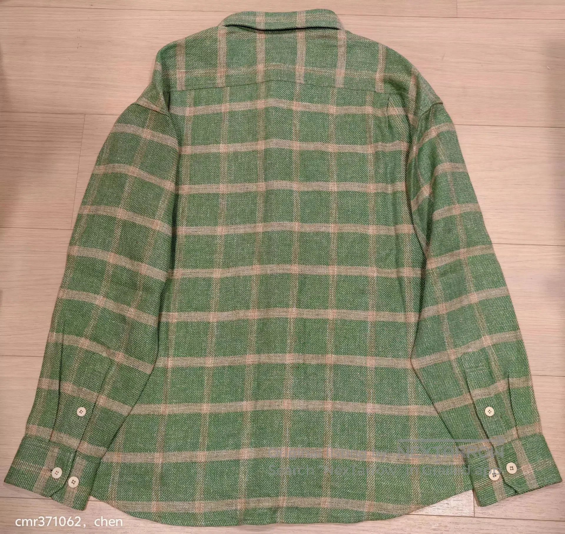 Visvim Green Plaid Long Sleeve Button. Size US L / EU 52-54 / 3 - 7 Thumbnail