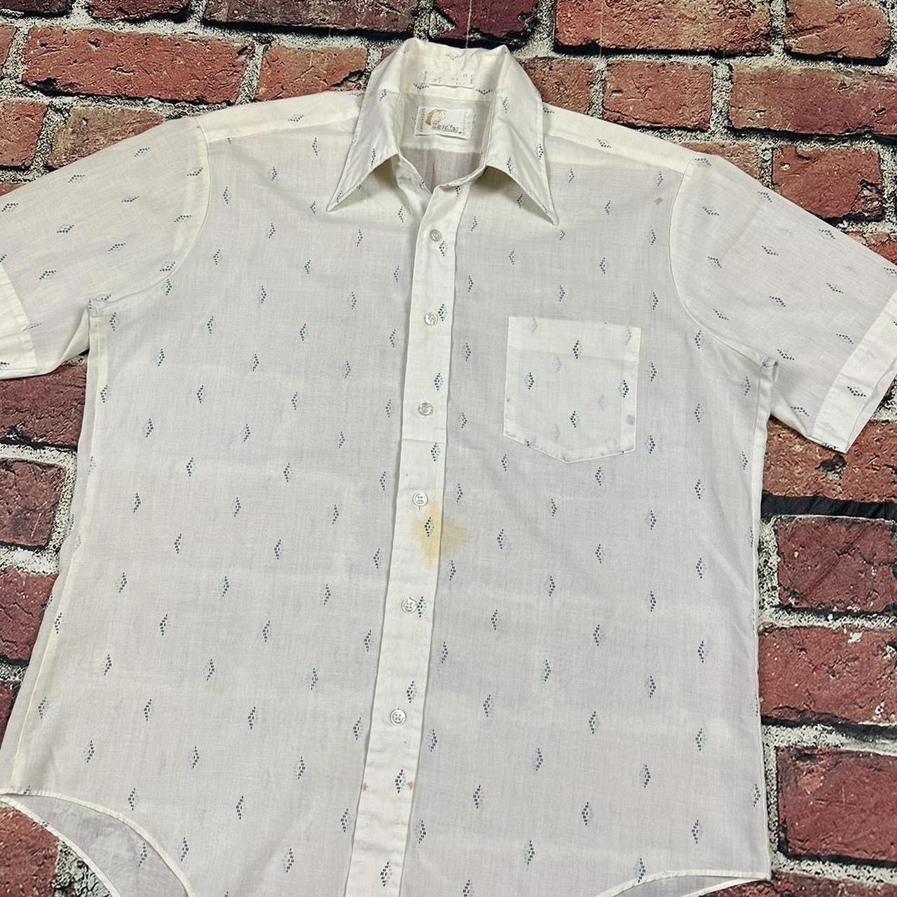 Vintage Vintage Cavalier Button Up Shirt AOP 60s Point Collar Size US L / EU 52-54 / 3 - 3 Thumbnail