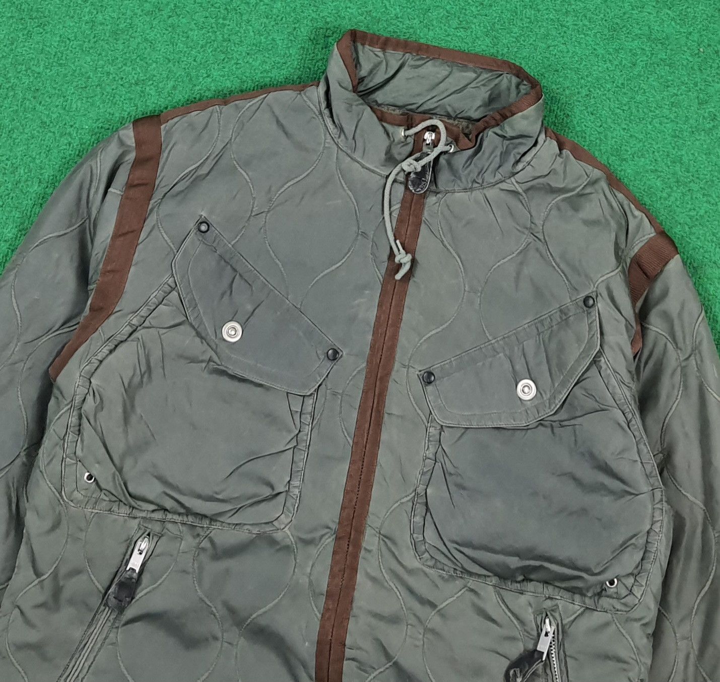 Avirex Vintage Avirex Quilted Flight Sherpa Lined Bomber C304N22 Size US M / EU 48-50 / 2 - 2 Thumbnail